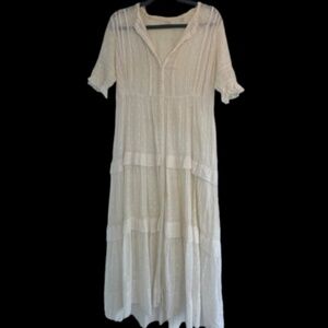 Vintage Doen Dress with Slip White
